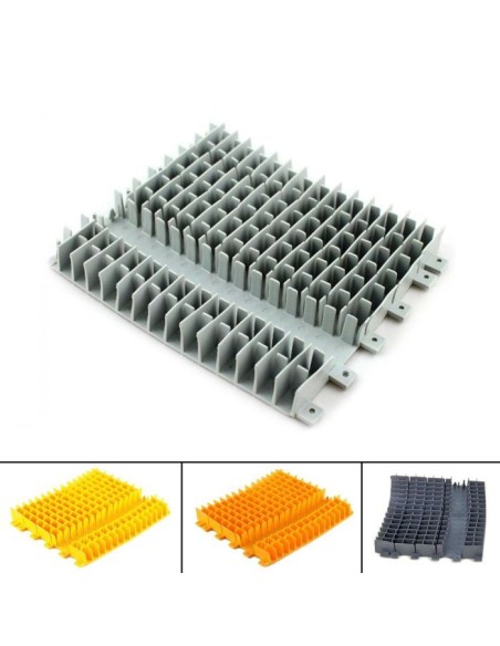 Kombinierte kurze PVC-Bürste - 6101656