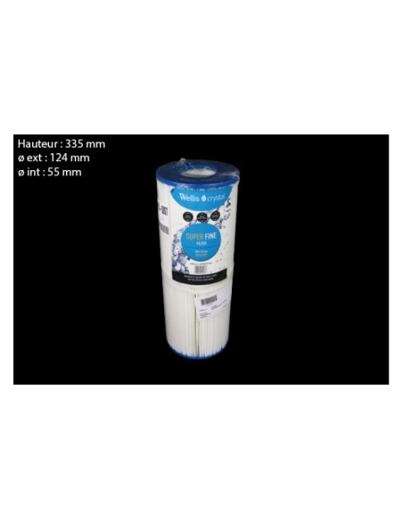 Wellis spafilter 338X127 (utan gänga)