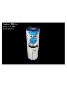 Wellis spafilter 338X127 (zonder schroefdraad) 2