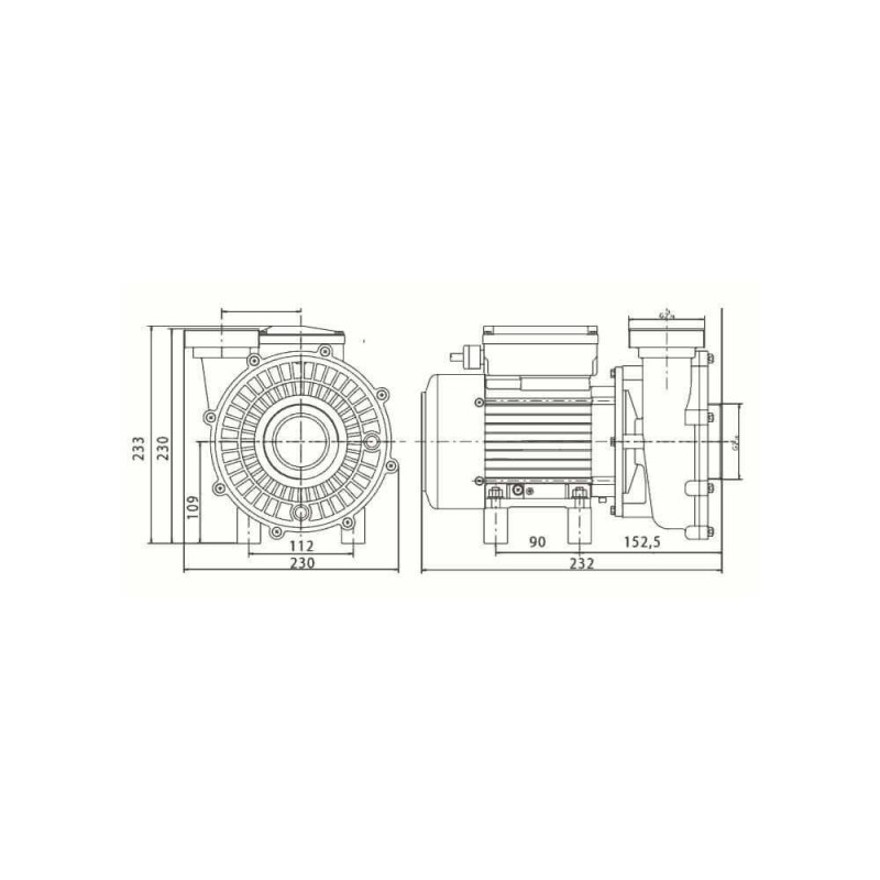 Pompe Solubloc 10 compatible Desjoyaux P18