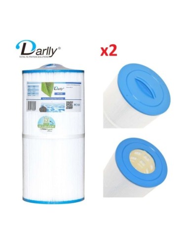 PAIRE Cartouche filtrante compatible Filtrinov MX-18 MX18 MX-25 MX25 - Darlly PC151