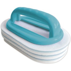 BAYROL Brosse ligne d eau avec 3 tampons