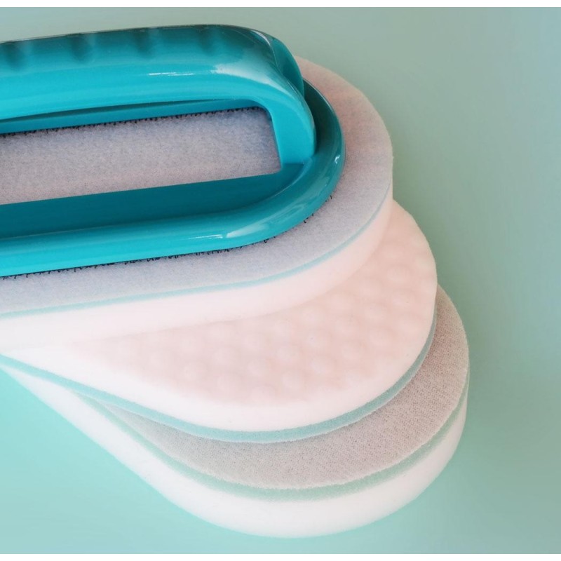 BAYROL Brosse ligne d?eau avec 3 tampons