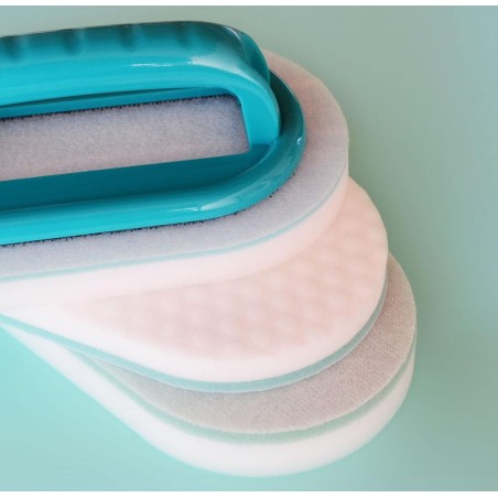 BAYROL Brosse ligne d?eau avec 3 tampons