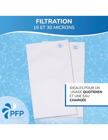 Sacco filtrante piscina 6-15-30 micron per sistema Desjoyaux