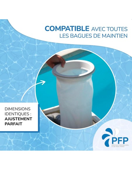 Compatible filter bag for Desjoyaux pool system