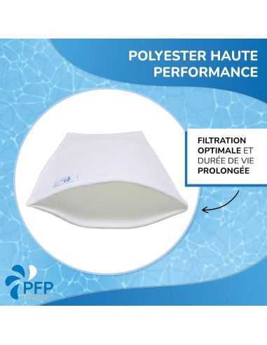 Sacco filtrante 6-15-30 micron compatibile con piscine Desjoyaux