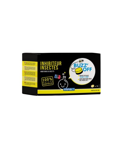 Pastilhas anti-insetos para piscina Impact Buzz...
