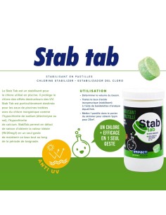 Pastilhas estabilizantes de cloro Impact Stab Tab – pote... 2