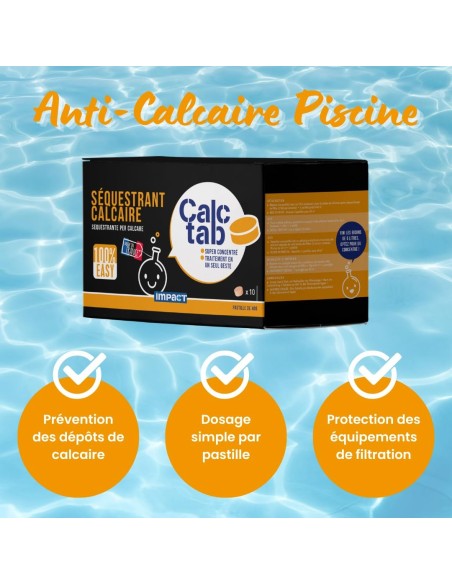 Kalkbindande tabletter Impact Calc Tab – ask med 10 tabletter à 40 g