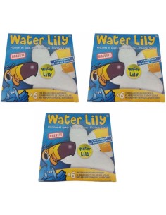 Water Lily – Lot de 18 fleurs absorbantes huiles et crèmes solaires