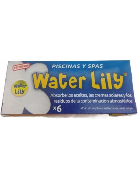 Water Lily – Pack of 18 absorbent flowers for oils and sun creams