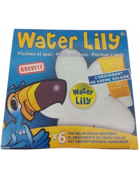 Water Lily – 18er-Pack Absorberblumen für Öle und Sonnencremes