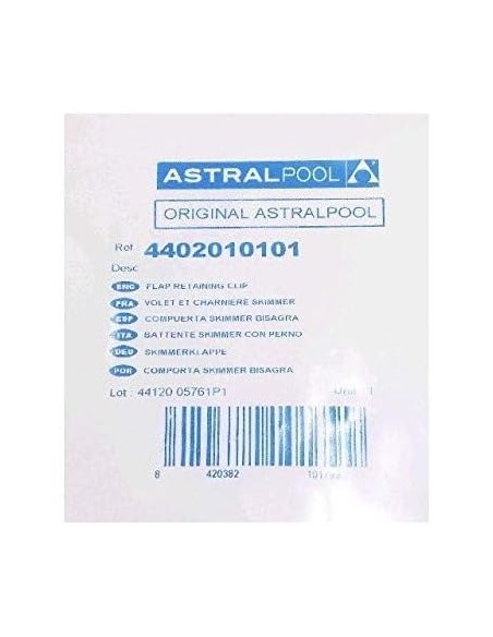 AstralPool hinged skimmer flap 4402010101