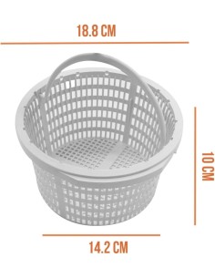 Panier de skimmer rond AstralPool – Ø 18,8 cm, blanc 2