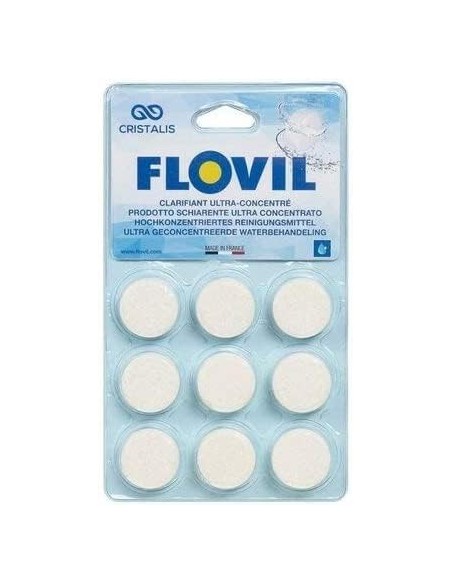 Flovil ultrageconcentreerde helderaar – Set van 27 tabletten