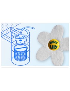 Absorvente de protetor solar Water Lily para piscina e spa (pack de 6) 2