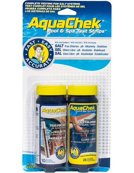 Aquachek Komplettes Testset für Salzsysteme